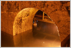 Ancient waterway, Western Wall Tunnel.