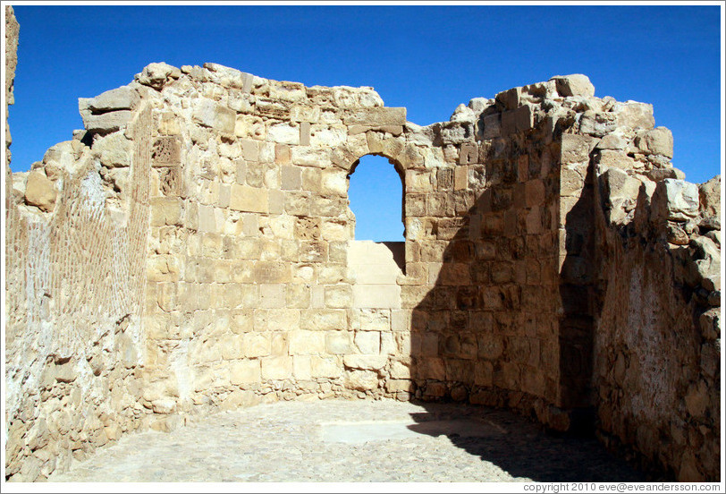 Byzantine church, desert fortress of Masada.