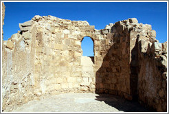 Byzantine church, desert fortress of Masada.