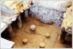 Calidarium (hot baths), desert fortress of Masada.