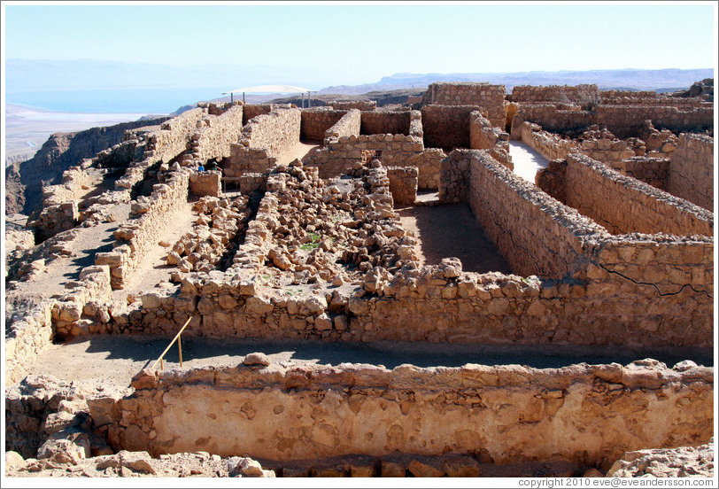 Northern Palace, desert fortress of Masada.