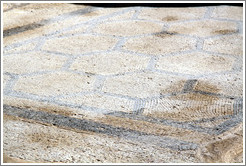 Mosaic, Northern Palace, desert fortress of Masada.