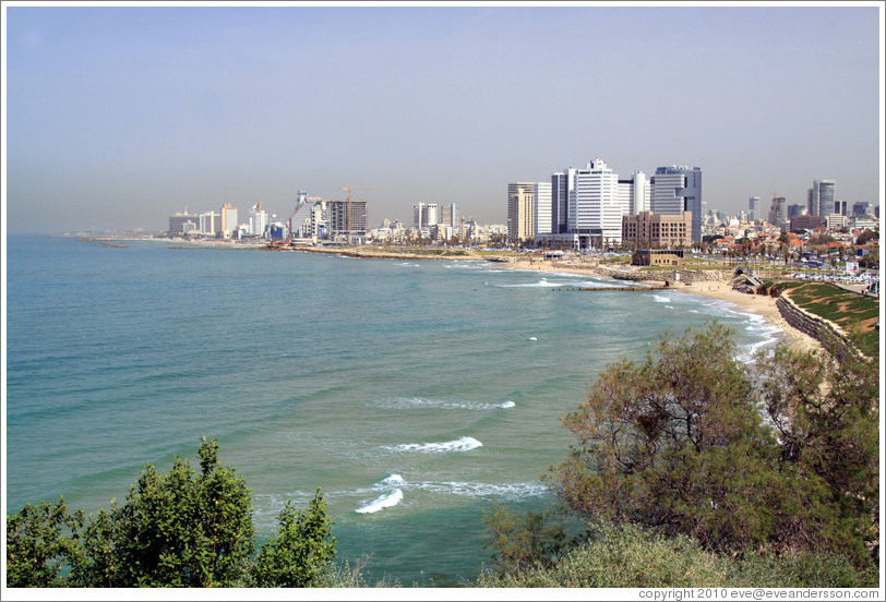 Tel Aviv, viewed from Old Jaffa.