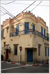 Corner of Shabazi Street and Chelouche Street, Neve Tzedek.