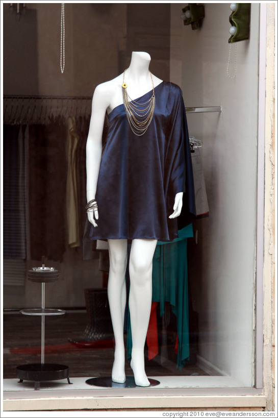 Mannequin, corner of Shabazi Street and Rabbi Yehuda Hasid street, Neve Tzedek.