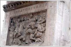 Detail, Arco di Costantino (Arch of Constantine).