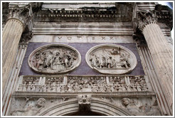 Detail, Arco di Costantino (Arch of Constantine).