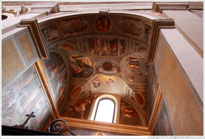 Ceiling, chapel of Lucrezia della Rovere, Trinit?ei Monti.