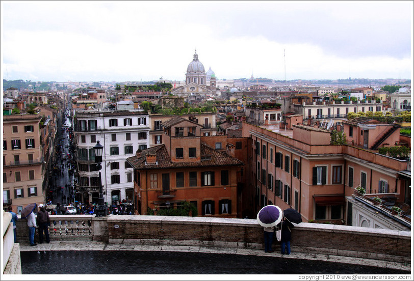 View of rome from Trinit?ei Monti.