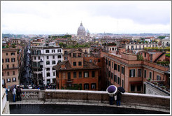 View of rome from Trinit?ei Monti.