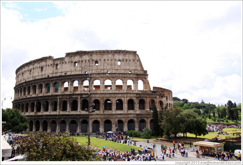 The Colosseum.