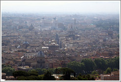 Rome, viewed from St. Peter's Basilica in Vatican City.