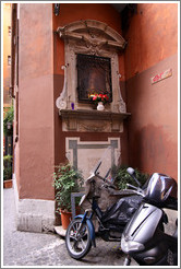 Oratory and scooters, Via delle Paste.