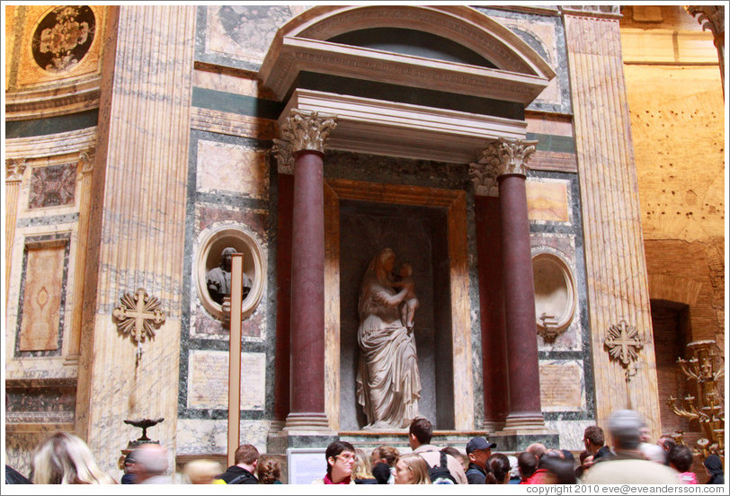 Raphael's grave.  The Pantheon.
