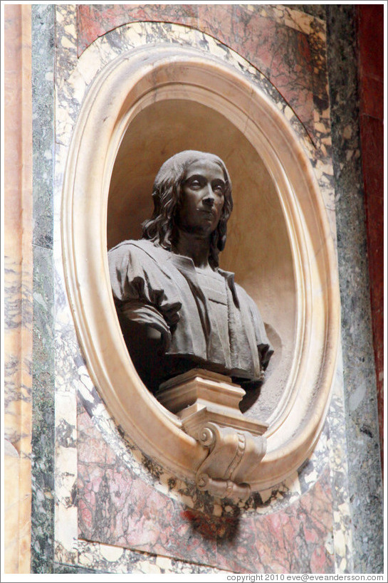 Bust of Raphael.  The Pantheon.