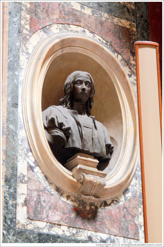 Bust of Raphael.  The Pantheon.