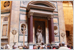 Raphael's grave.  The Pantheon.