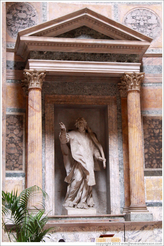 Statue.  The Pantheon.