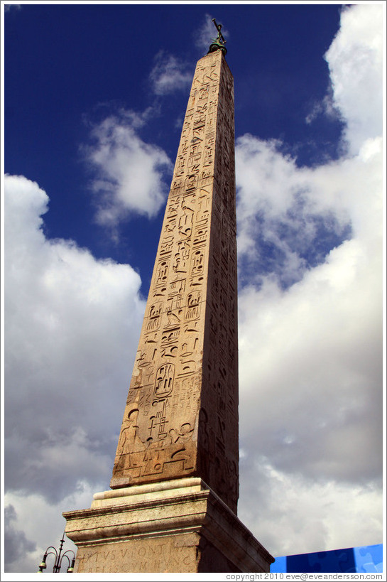 Obelisk.  Piazza del Popolo.