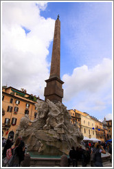 Fontana dei Quattro Fiumi (Fountain of the Four Rivers), Piazza Navona.