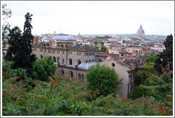 View of Rome from Viale della Trinit?ei Monti, Pincio (The Pincian Hill).