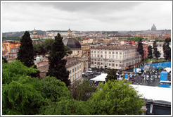 View of Rome from Pincio (The Pincian Hill).