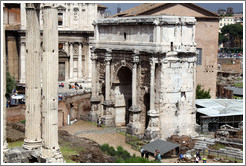 Arco di Settimio Severo (Arch of Septimius Severus), Roman Forum.