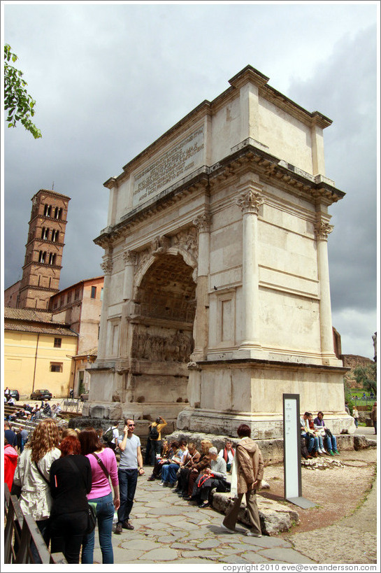 Arco di Tito (Arch of Titus), Roman Forum.