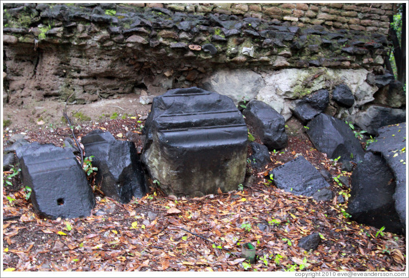 Charred stone, Roman Forum.