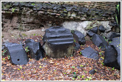 Charred stone, Roman Forum.