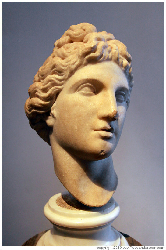 Apollo sculpture, 2nd half of the 4th century BC.  Museo Palatino (Palatine Museum).