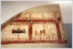 Painted decorations of style IV, 54-68 AD.  Museo Palatino (Palatine Museum).