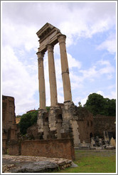 Tempio dei Castori (Temple of Castor and Pollux), Roman Forum.