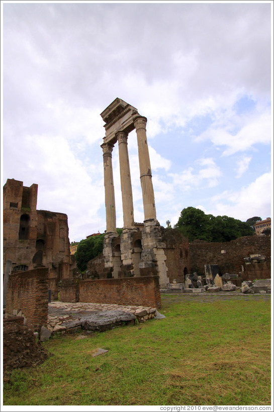 Tempio dei Castori (Temple of Castor and Pollux), Roman Forum.