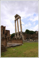 Tempio dei Castori (Temple of Castor and Pollux), Roman Forum.