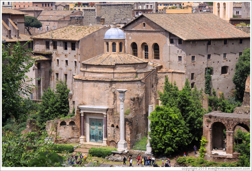 Tempio di Romolo (Romulus' Temple), Roman Forum.