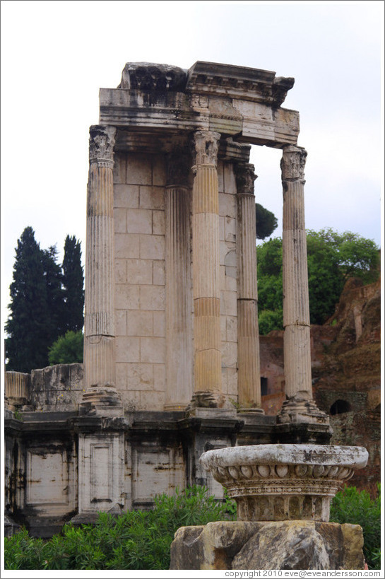 Tempio di Vesta (Temple of Vesta), Roman Forum.