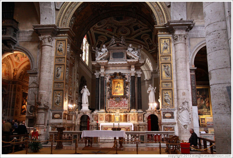 Altar, Santa Maria del Popolo.