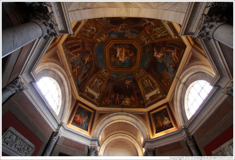 Ceiling, Room of the Muses, Vatican Museums.