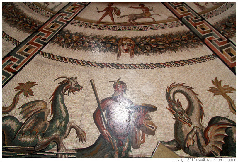 Floor, Sala Rotonda, Museo Pio-Clementino, Vatican Museums.