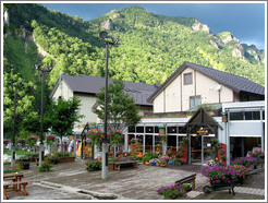 Sounkyo resort town.  Daisetsuzan National Park.  Hokkaido.