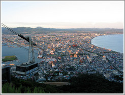 View of Hakodate from Mt. Hakodate.