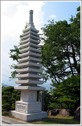 Mini-pagoda at the Kamaishi Daikannon.