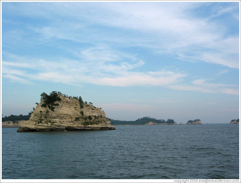 Islands off coast of Matsushima.