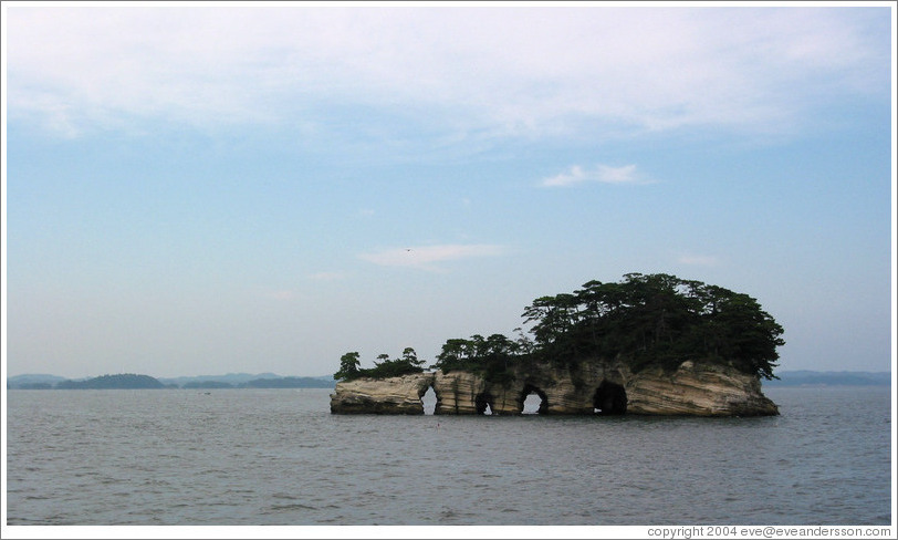 Islands off coast of Matsushima.