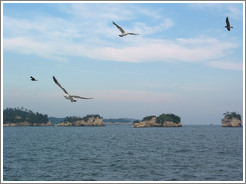 Islands off coast of Matsushima.