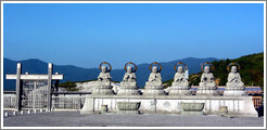 6 Buddhas.  Mt. Osorezan.