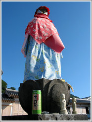 Buddha with beer offering.  Mt. Osorezan.