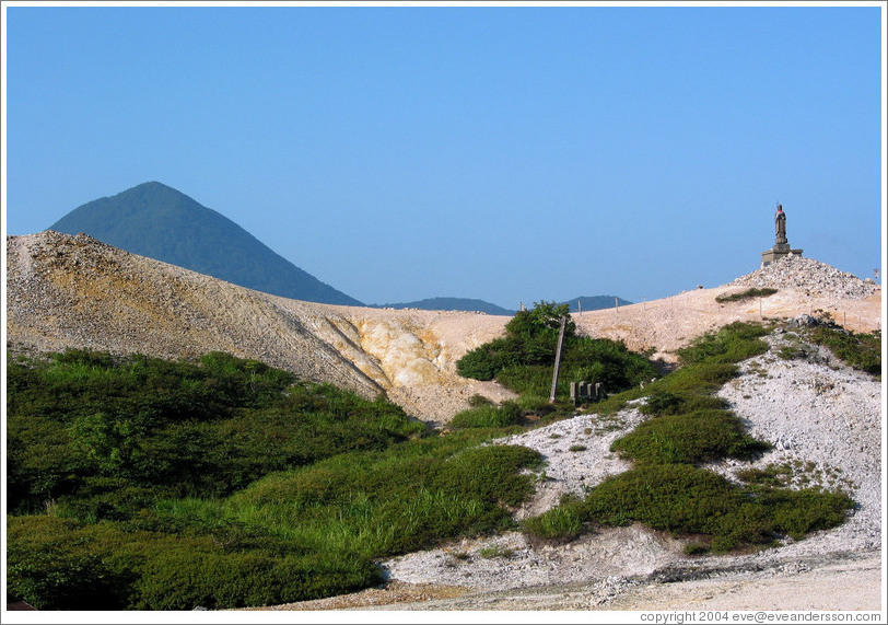 Volcanic landscape.  Mt. Osorezan.