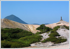 Volcanic landscape.  Mt. Osorezan.